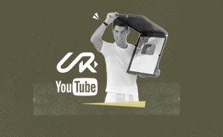 كريستيانو رونالدو مع درع الـ«يوتيوب»