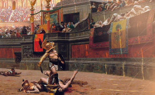 لعبة الكولوسيوم في الإمبراطورية الرومانية